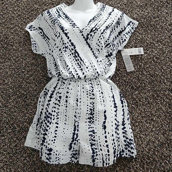NWT Cooper and Ella Dotted Stripes Romper - Picture 2 of 8